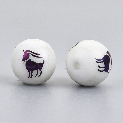 Electroplate Glass Beads LS-EGLA-S178-11A-07-1