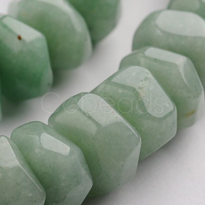 Natural Green Aventurine Beads Strands G-J332-B02-A-1