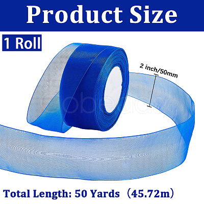 1 Rolls Sheer Organza Ribbon SRIB-CY0001-22C-01-1
