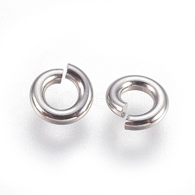 Tarnish Resistant 304 Stainless Steel Saw Cut Open Jump Rings STAS-P212-25P-12-1