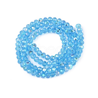 Electroplate Glass Beads Strands EGLA-A044-T3mm-L08-1