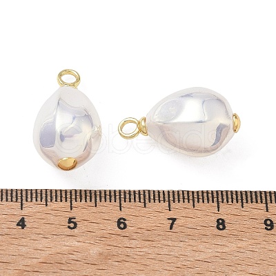 Brass & Glass Pendants KK-D289-40B-G-1