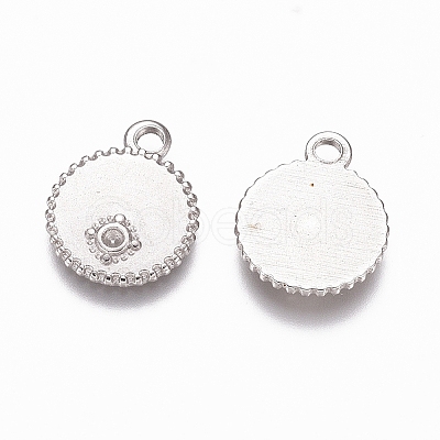 Tarnish Resistant 304 Stainless Steel Pendant Rhinestone Settings LS-STAS-G218-15P-1