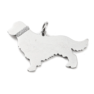 Non-Tarnish 304 Stainless Steel Pendants STAS-E205-10P-1