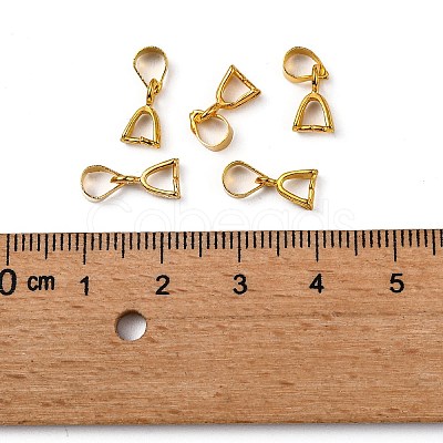 Brass Ice Pick Pinch Bails LS-X-KK-KK06-G-1