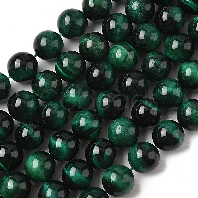 Natural Tiger Eye Beads Strands G-G544-12mm-03-1