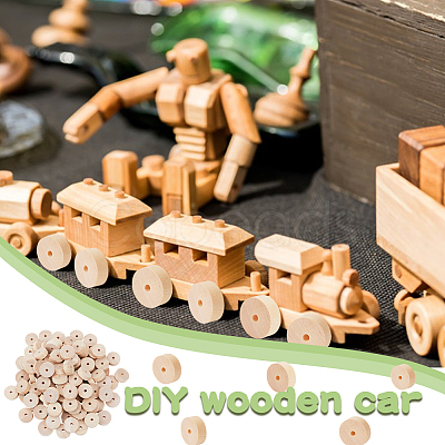 240Pcs Birchwood Wheel DIY-OC0013-47-1