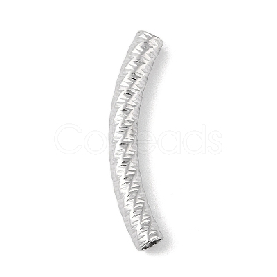 304 Stainless Steel Curved Tube Beads STAS-M071-03J-P-1