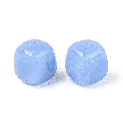 Opaque Acrylic Beads X-OACR-ZX006-33F-1