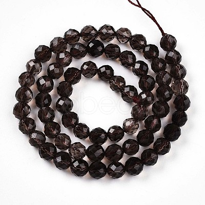 Natural Smoky Quartz Beads Strands G-T140-23A-1