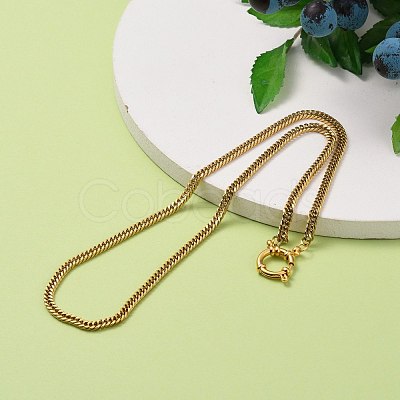 304 Stainless Steel Diamond Cut Chunky Curb Chains NJEW-JN03213-1