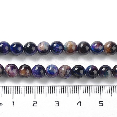 Natural Rainbow Tiger Eye Beads Strands G-NH0002-A01-A03-1