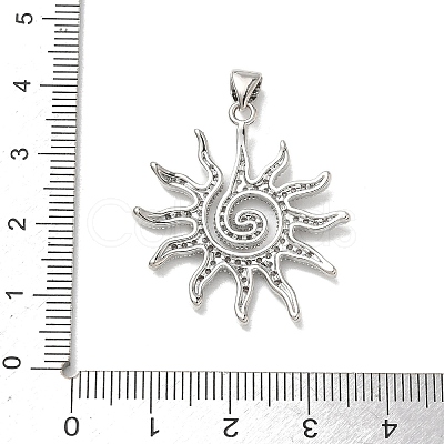 Brass Clear Cubic Zirconia Pendants KK-E796-07P-1