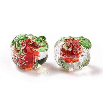 Handmade Lampwork Fruit Beads LAMP-C004-06G-1