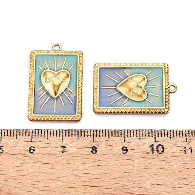 Ion Plating(IP) 304 Stainless Steel Pendants X-STAS-N107-05B-G-1