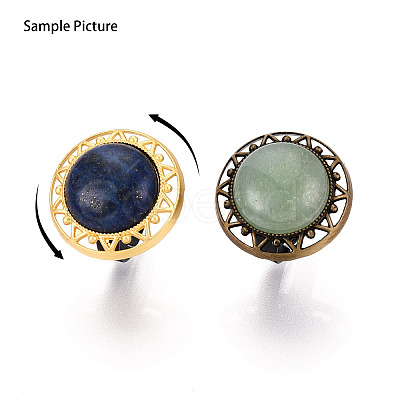 Adjustable Alloy & Iron Bezel Cup Ring Base with Rotatable Tray MAK-T012-12G-1