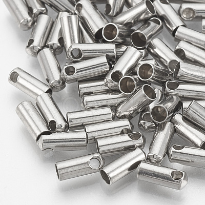 Tarnish Resistant 201 Stainless Steel Cord Ends STAS-S028-31-1