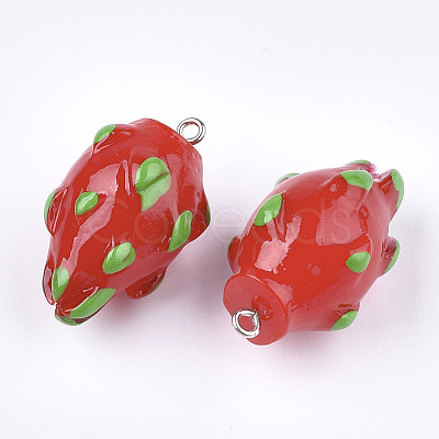 Resin Pendants LS-RESI-T028-44-1