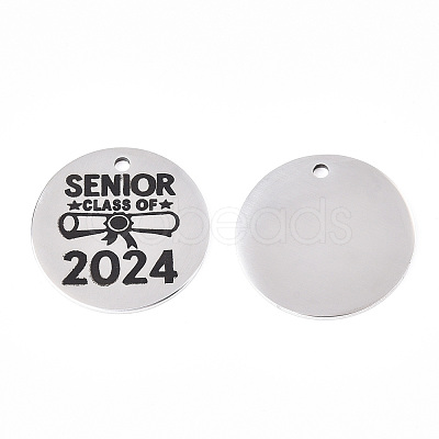 Non-Tarnish 201 Stainless Steel Pendants LS-STAS-T064-38P-22-1