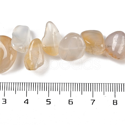 Natural Agate Nuggets Beads Strands G-B125-A03-01-1