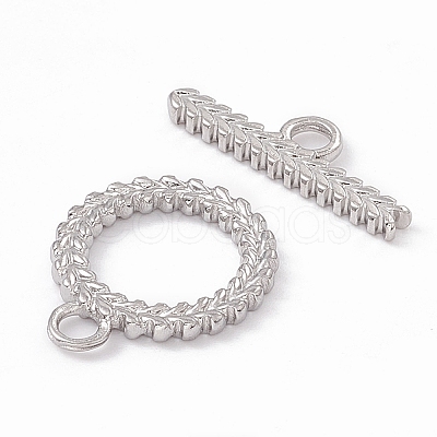 Non-Tarnish 304 Stainless Steel Toggle Clasps STAS-G299-03P-1