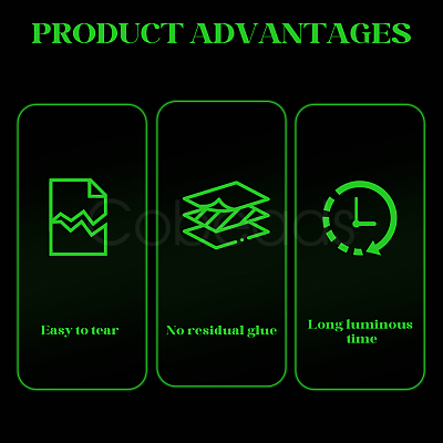 10M Luminous PET Adhesive Tape for Stage AJEW-SP0002-35A-01-1