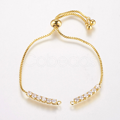 Brass Chain Bracelet Making X-MAK-P007-04-03G-1