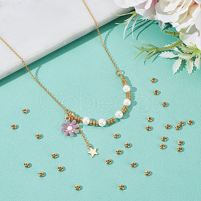 60Pcs Brass Beads KK-UN0003-15-1