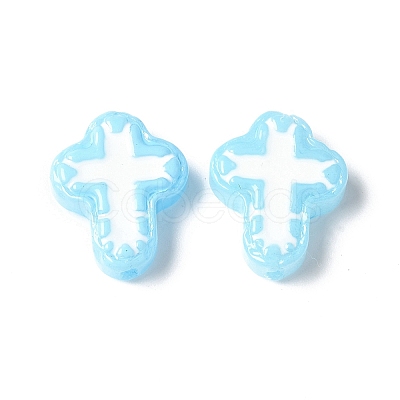 Baking Paint Glass Enamel Beads LS-BLOW-D300-06B-1