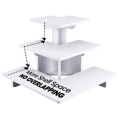PVC 3-Tier Gift Desktop Organizer Shelf AJEW-WH0609-952A-01-1