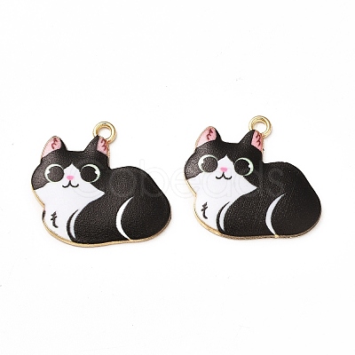Alloy Enamel Pendants ENAM-M046-11G-A-1