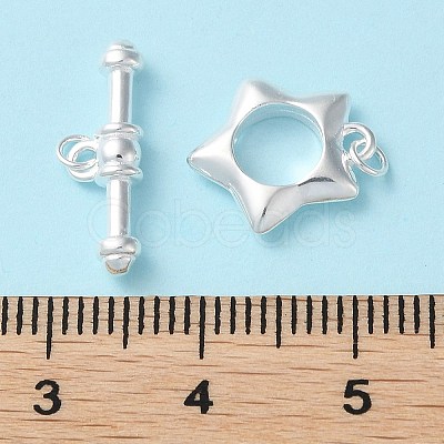 925 Sterling Silver Toggle Clasps STER-D005-06S-1