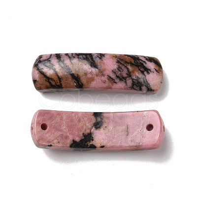 Natural Rhodonite Connector Charms G-D460-02D-1