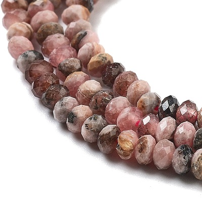 Natural Argentina Rhodonite Beads Strands G-C052-10-01-1