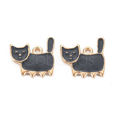 Rack Plating Alloy Pendants ENAM-S129-020-RS-1