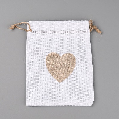 Jute Blank DIY Craft Drawstring Bag CW-TAC0001-09B-1