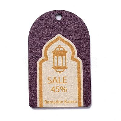 Ramadan Theme Wood Pendants WOOD-C011-06E-1