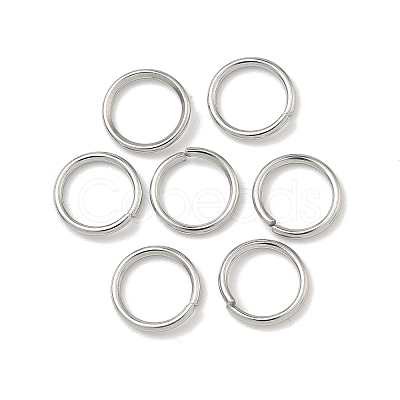 Tarnish Resistant 304 Stainless Steel Open Jump Rings STAS-E067-07-9mm-1