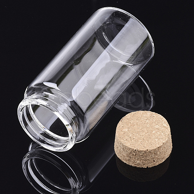 Glass Jar Glass Bottles Bead Containers AJEW-S074-03C-1