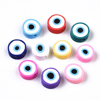 Handmade Polymer Clay Beads X-CLAY-ZX006-07-1