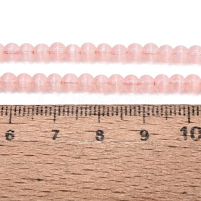 Glass Imitation Cat Eye Beads Strands GLAA-N075-01A-09-1