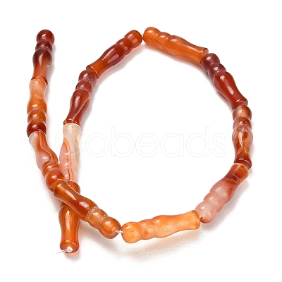 Natural Banded Agate Beads Strands G-Z144-A01-02A-1