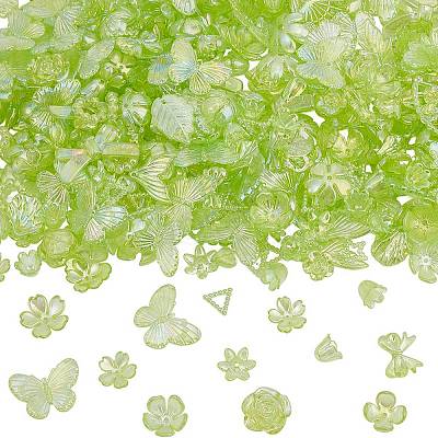 200g Transparent Acrylic Beads OACR-SP0001-86D-1
