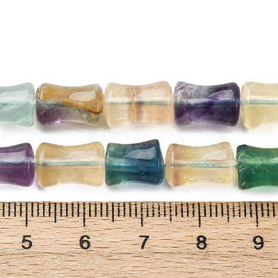 Natural Colorful Fluorite Beads Strands G-H051-B01-02-1