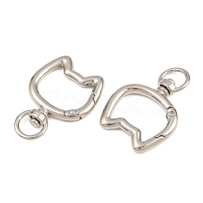 Zinc Alloy Swivel Clasps AL-CBAC079-13P-1