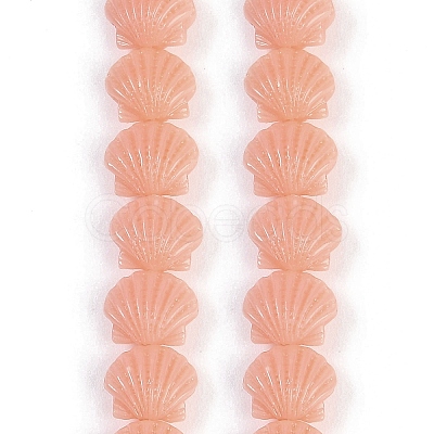 Synthetic Coral Dyed Carved Beads Strands CORA-K009-05A-04-1