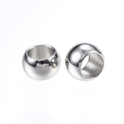 Tarnish Resistant 201 Stainless Steel Beads STAS-E147-25P-1