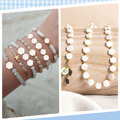 2 Strands Natural Freshwater Shell Beads Strands SSHEL-SC0001-36A-1