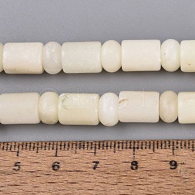 Natural White African Opal Beads Strands G-Q616-09N-1