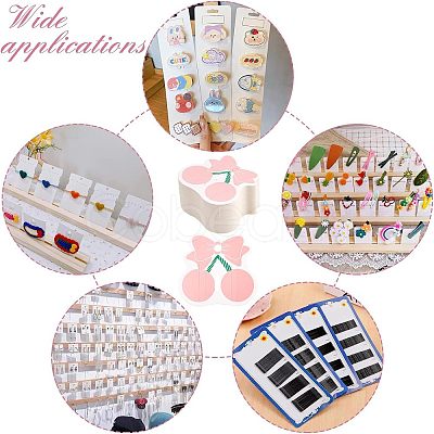 Paper Hair Clip Display Cards DIY-WH0199-79-1